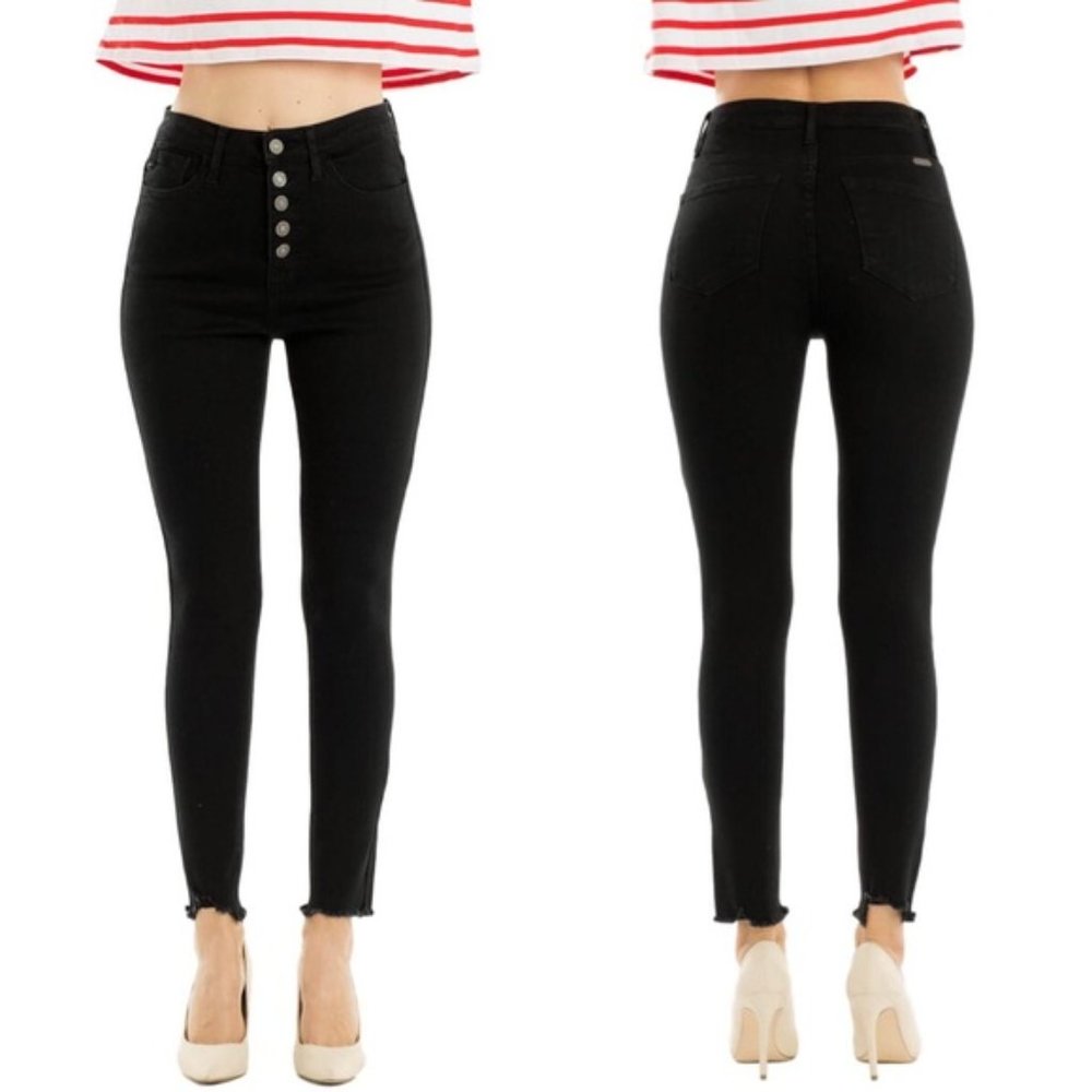 Kan Can Womens High Rise Super Skinny Jeans